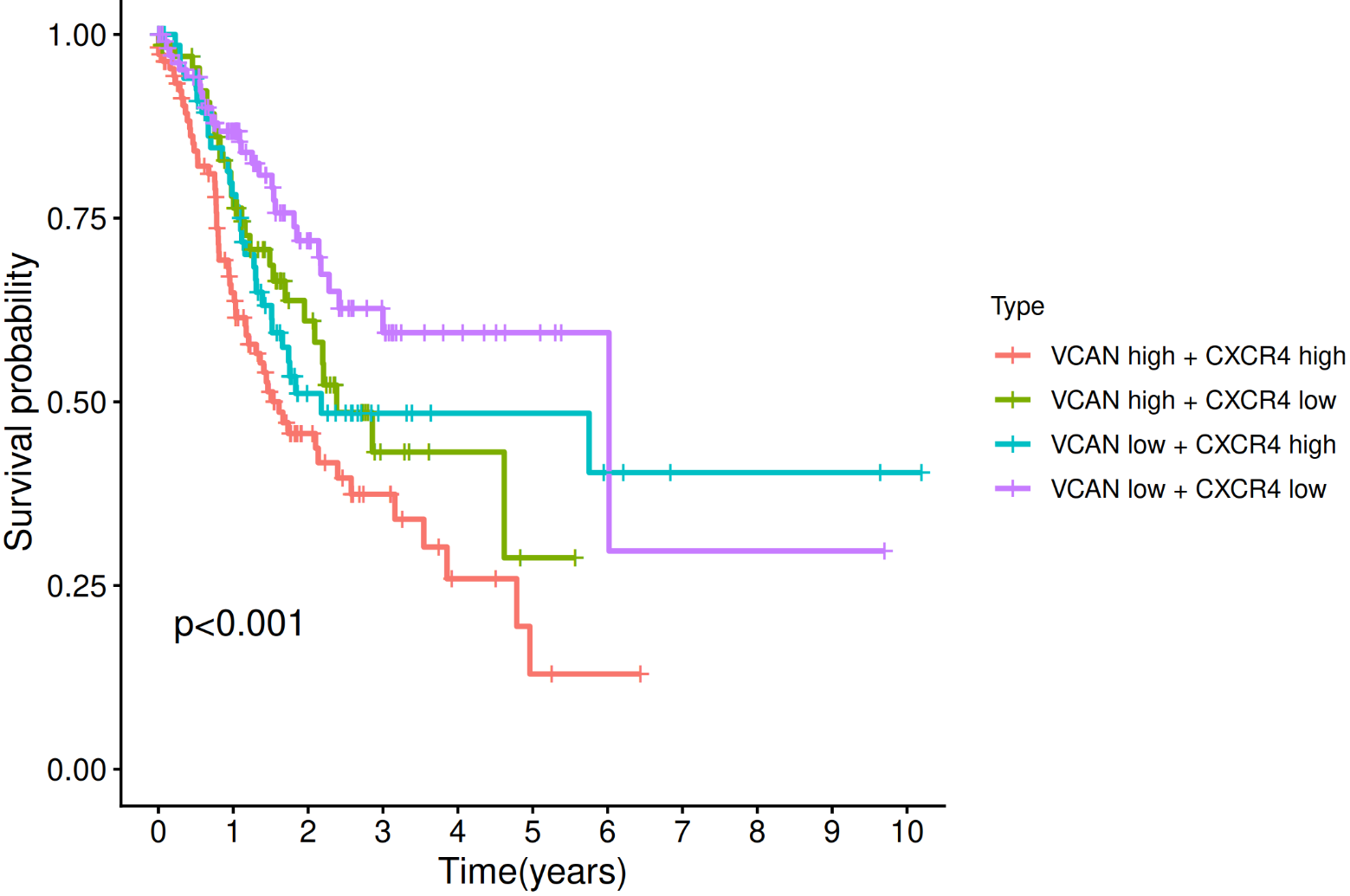 Two-Variable Survival Analysis